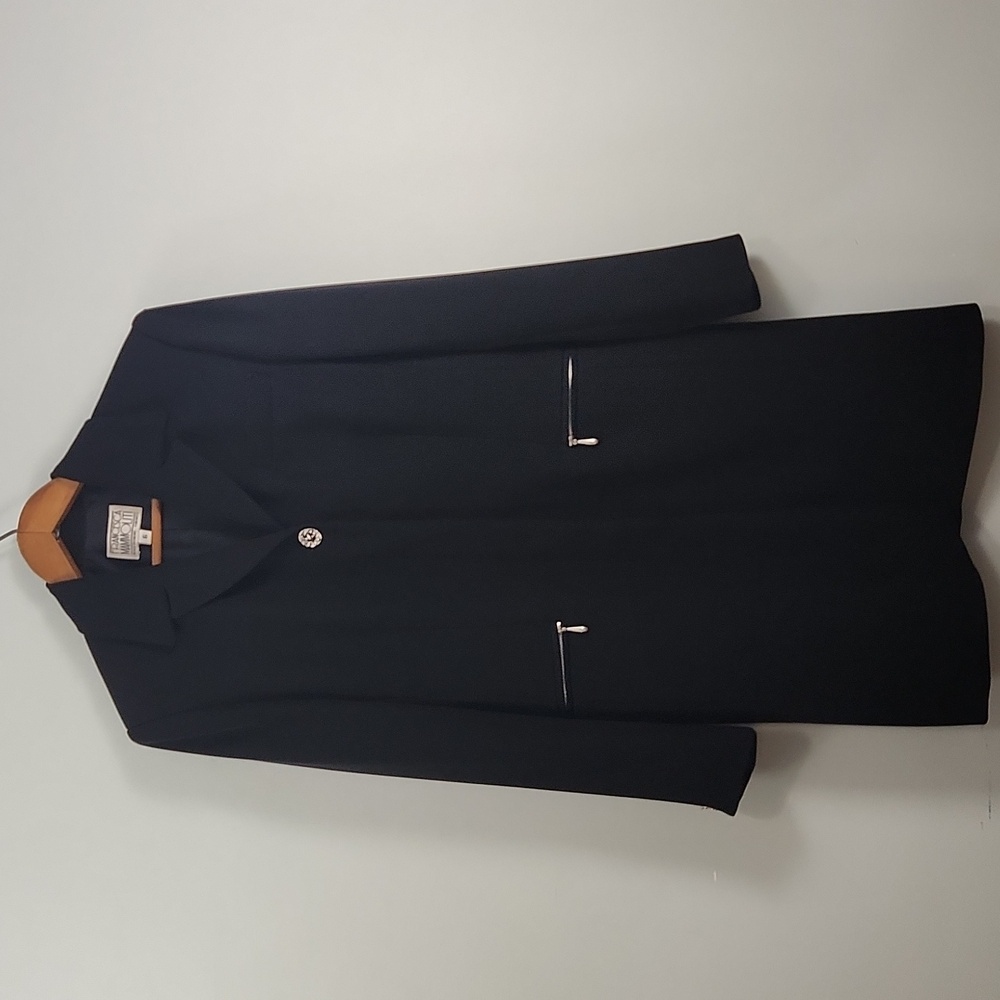Vintage Women's Francesca Mammoliti Longline Black Blazer Jacket - Picture 2 of 14